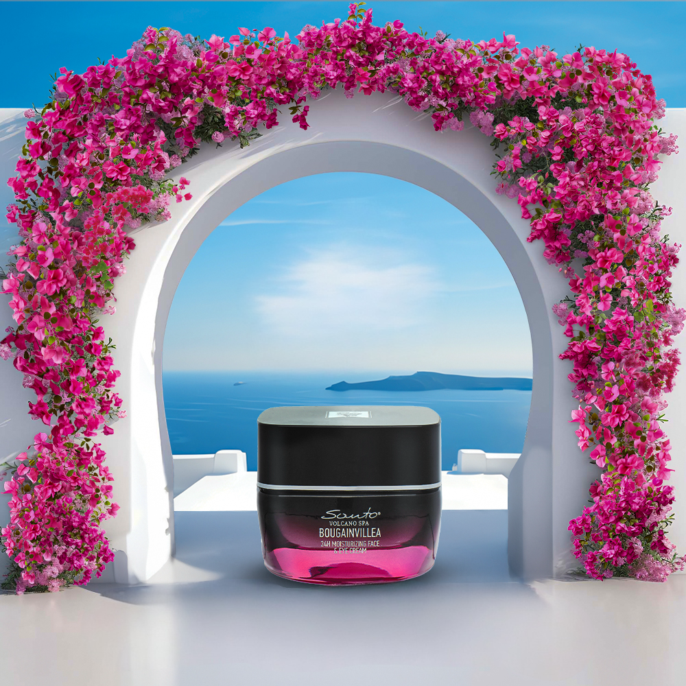 24hr Moisturizing & Anti-Wrinkle face and eye cream Santo Volcano Spa
