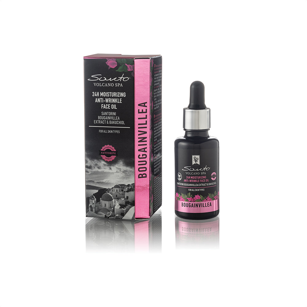 24hr Moisturizing  Anti-Wrinkle Face Oil Santo Volcano Spa