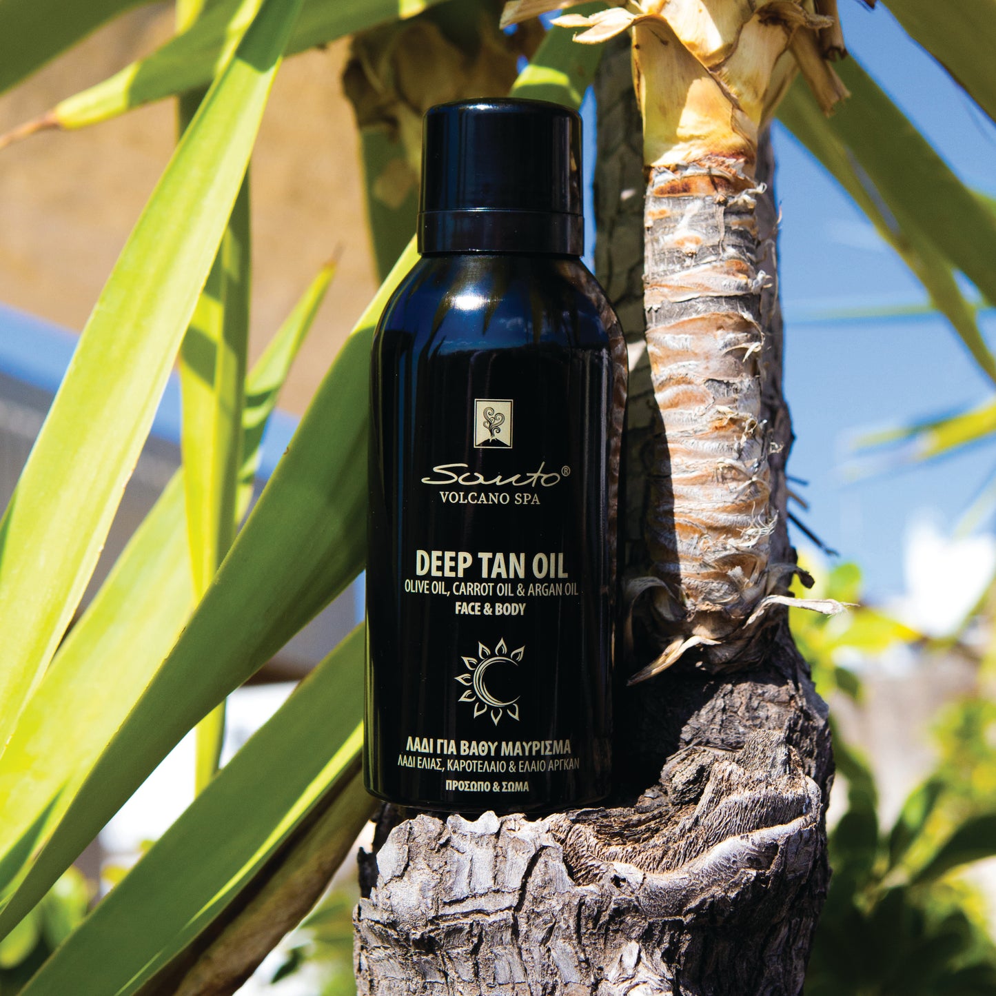 Deep Tan Oil Santo Volcano Spa
